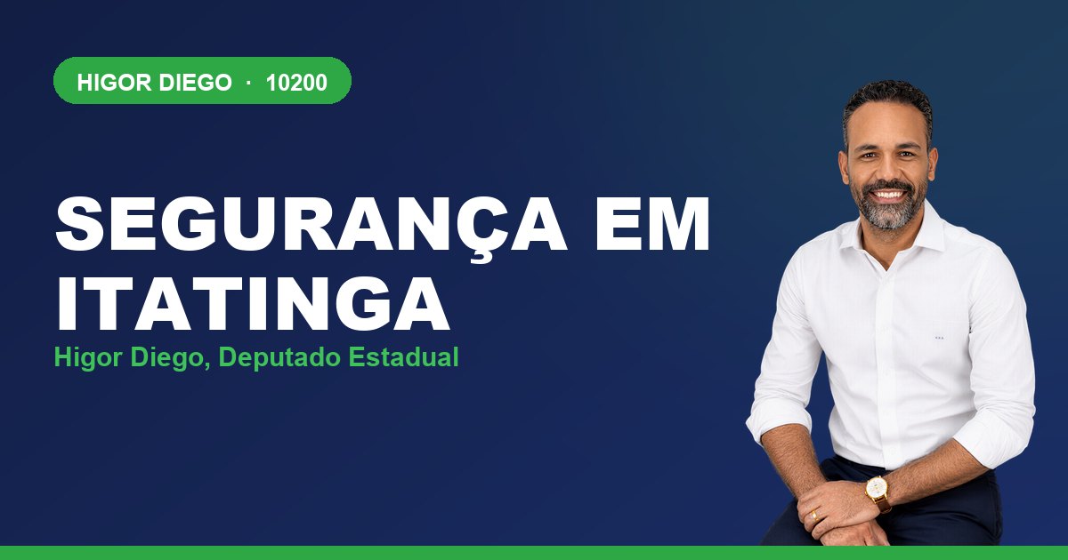 Segurança em Itatinga, com Higor Diego, deputado estadual 10200