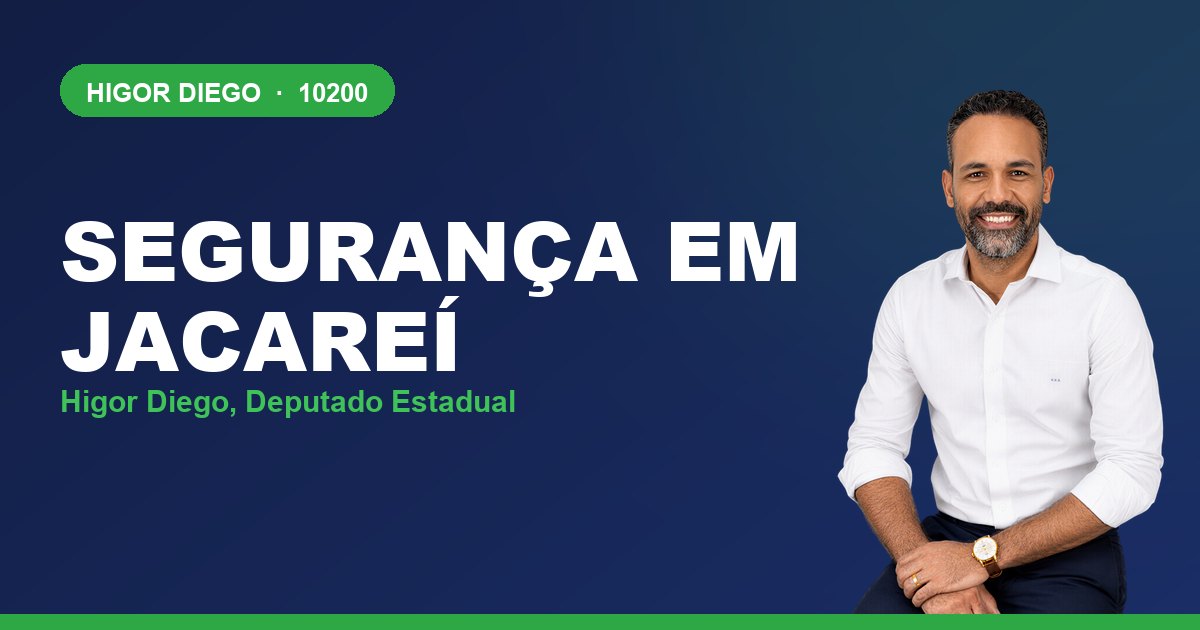 Segurança em Jacareí, com Higor Diego, deputado estadual 10200