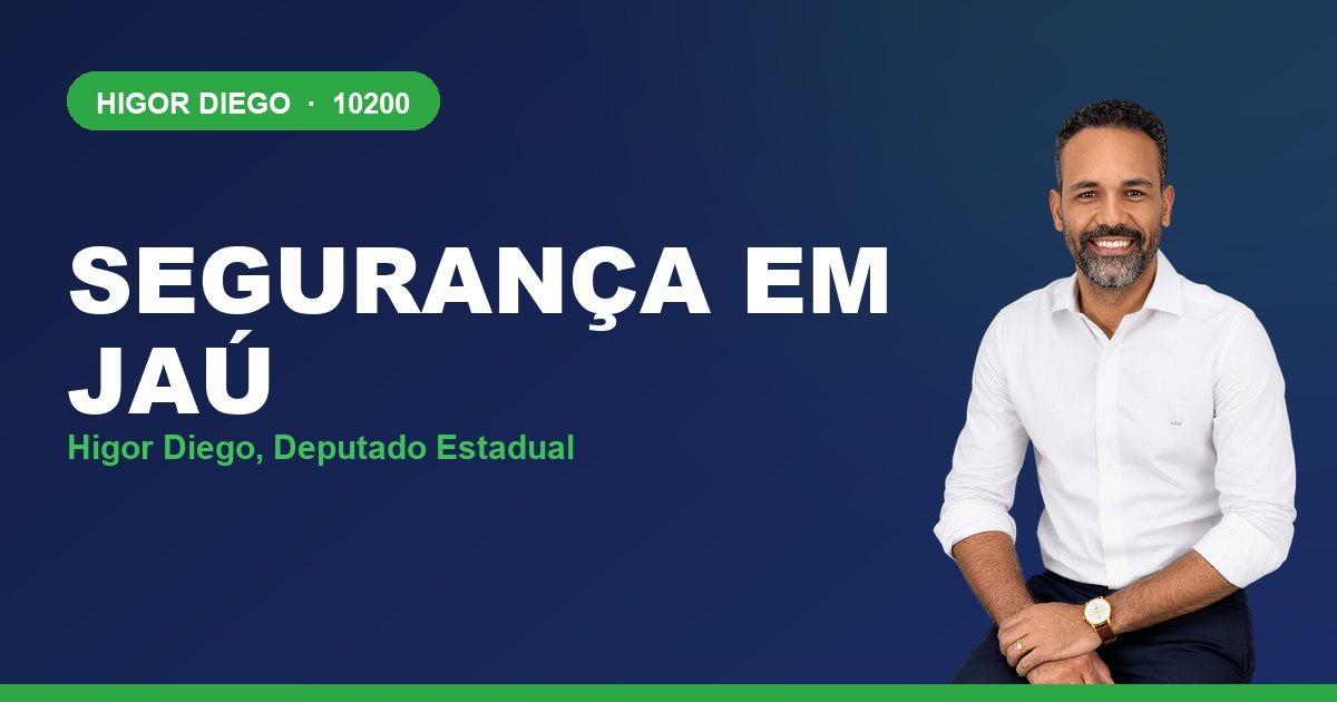 Segurança em Jaú, com Higor Diego, deputado estadual 10200