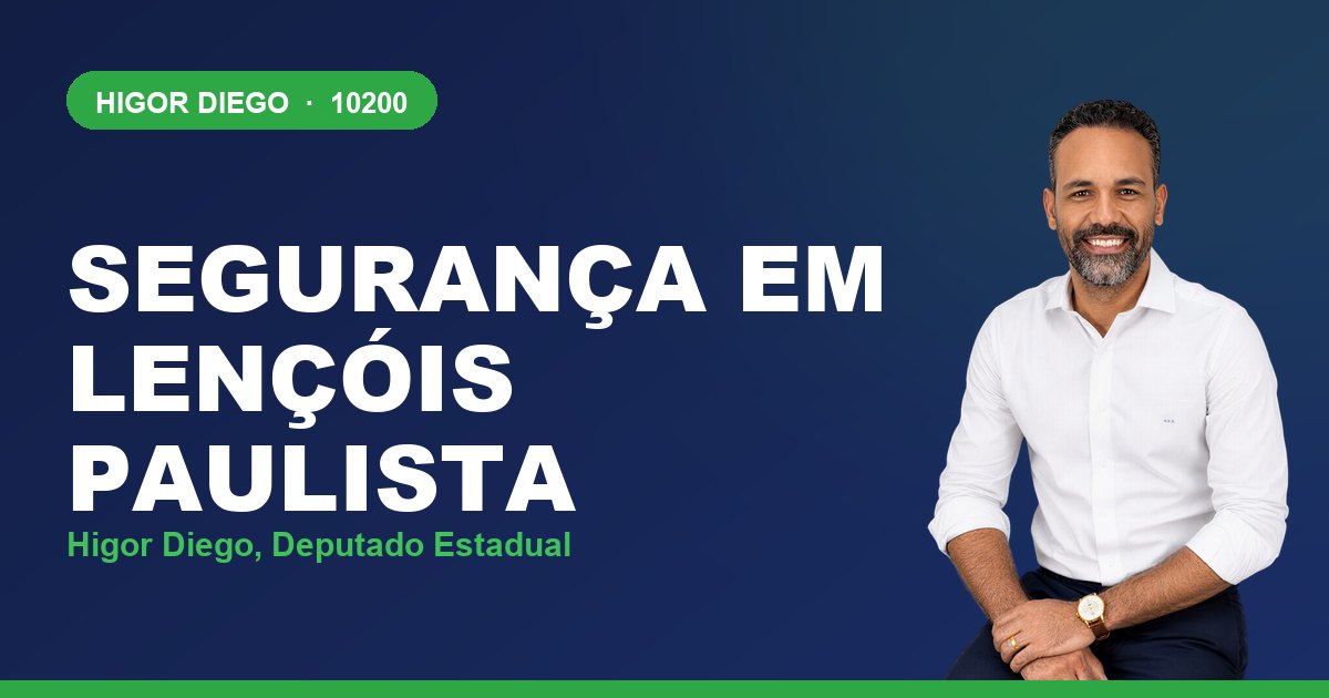 Segurança em Lençóis Paulista, com Higor Diego, deputado estadual 10200