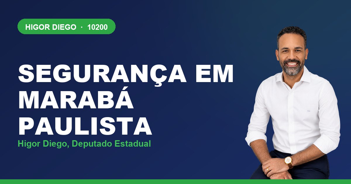 Segurança em Marabá Paulista, com Higor Diego, deputado estadual 10200