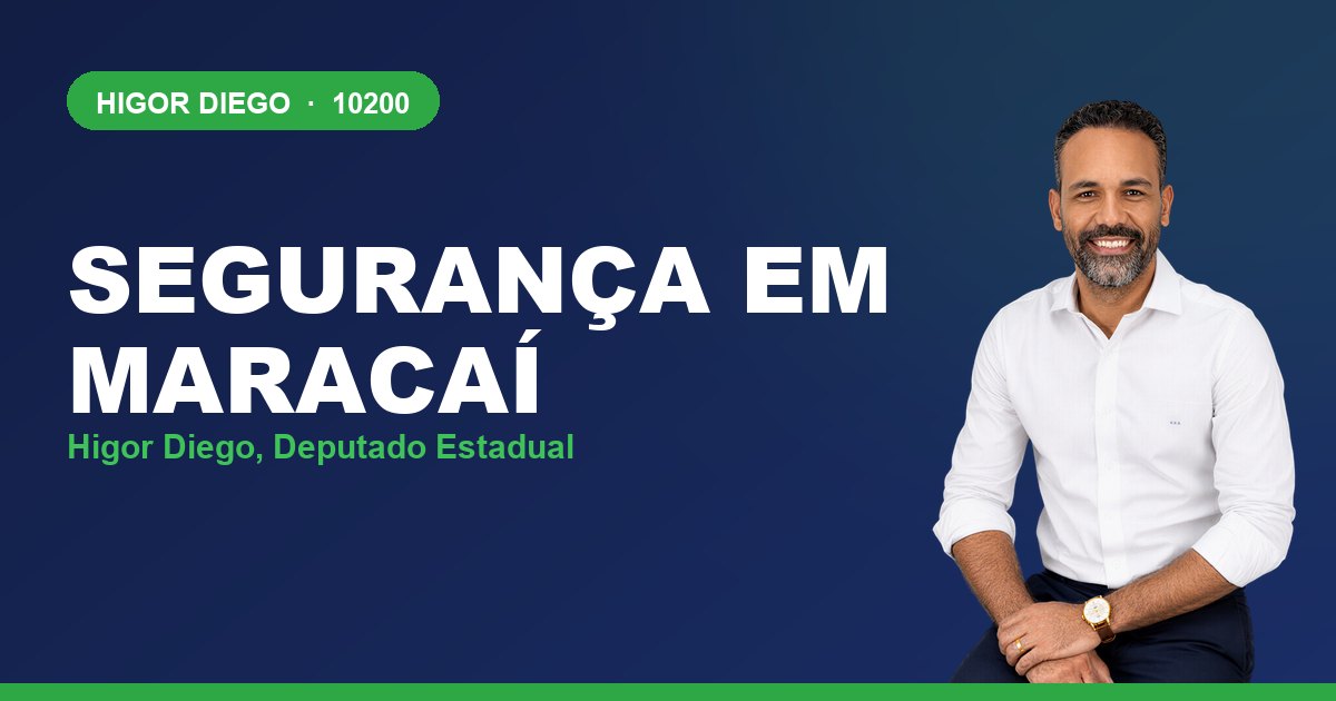 Segurança em Maracaí, com Higor Diego, deputado estadual 10200