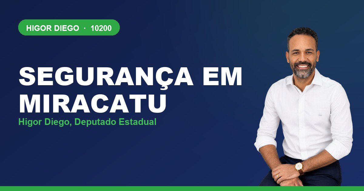 Segurança em Miracatu, com Higor Diego, deputado estadual 10200