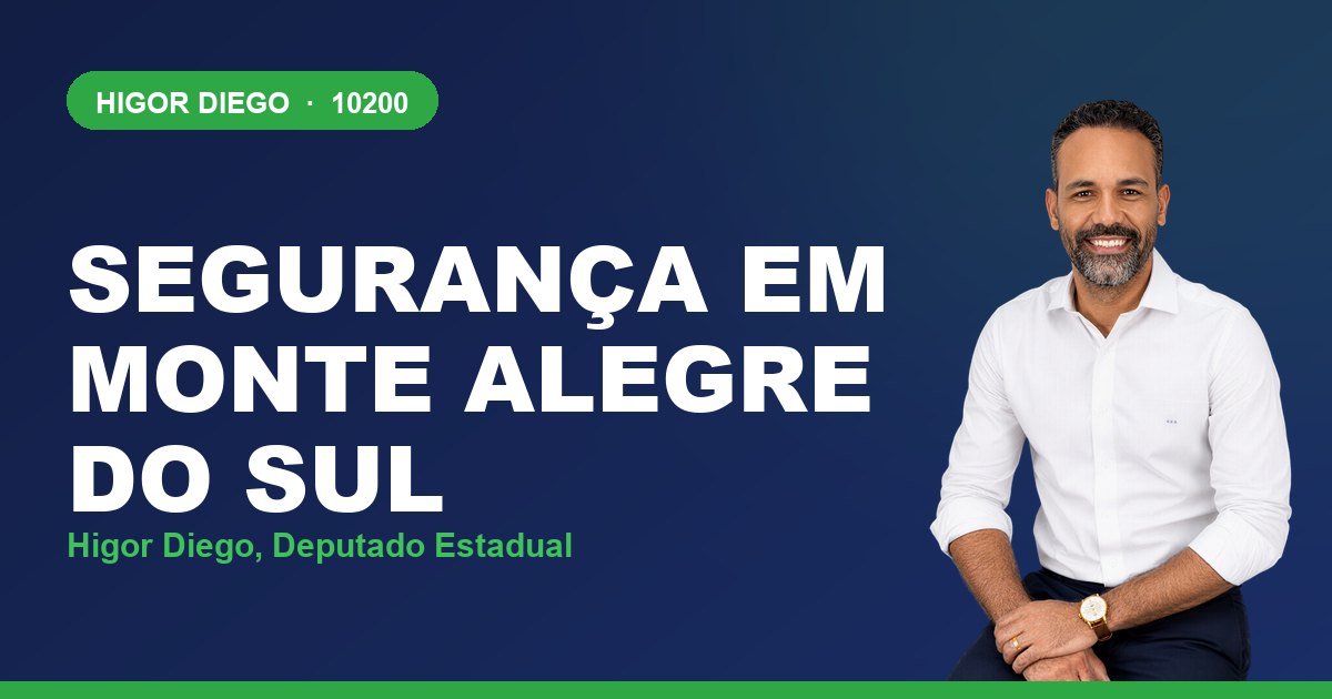 Segurança em Monte Alegre do Sul, com Higor Diego, deputado estadual 10200