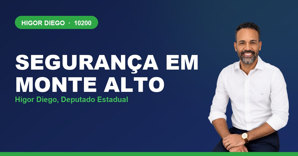 Segurança em Monte Alto, com Higor Diego, deputado estadual 10200