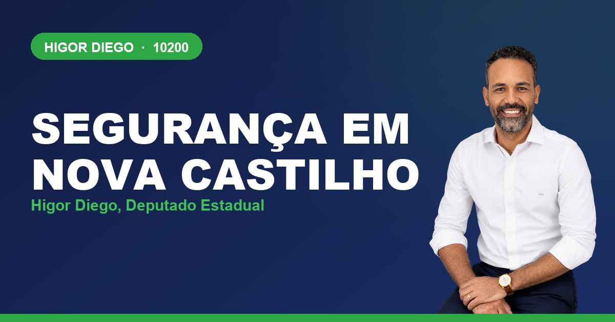 Segurança em Nova Castilho, com Higor Diego, deputado estadual 10200