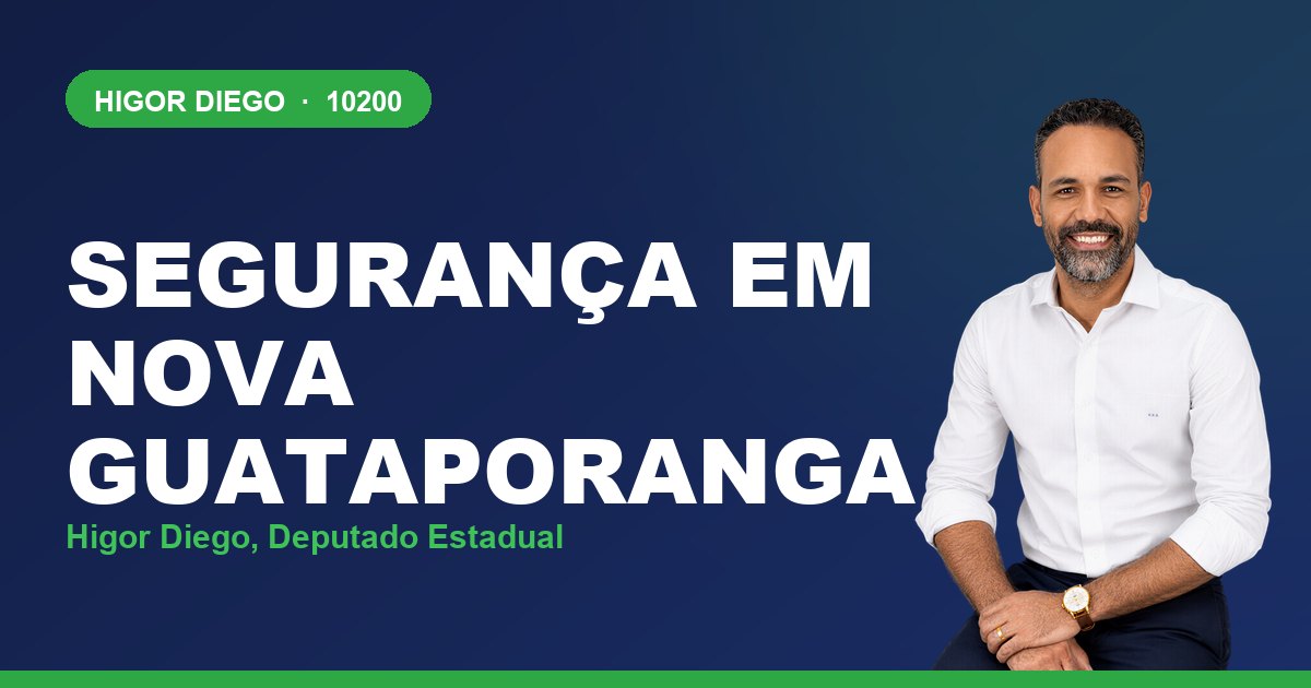 Segurança em Nova Guataporanga, com Higor Diego, deputado estadual 10200