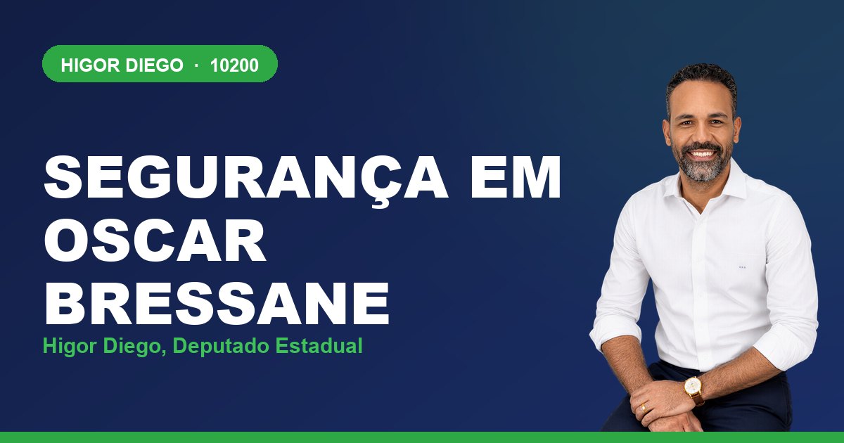 Segurança em Oscar Bressane, com Higor Diego, deputado estadual 10200
