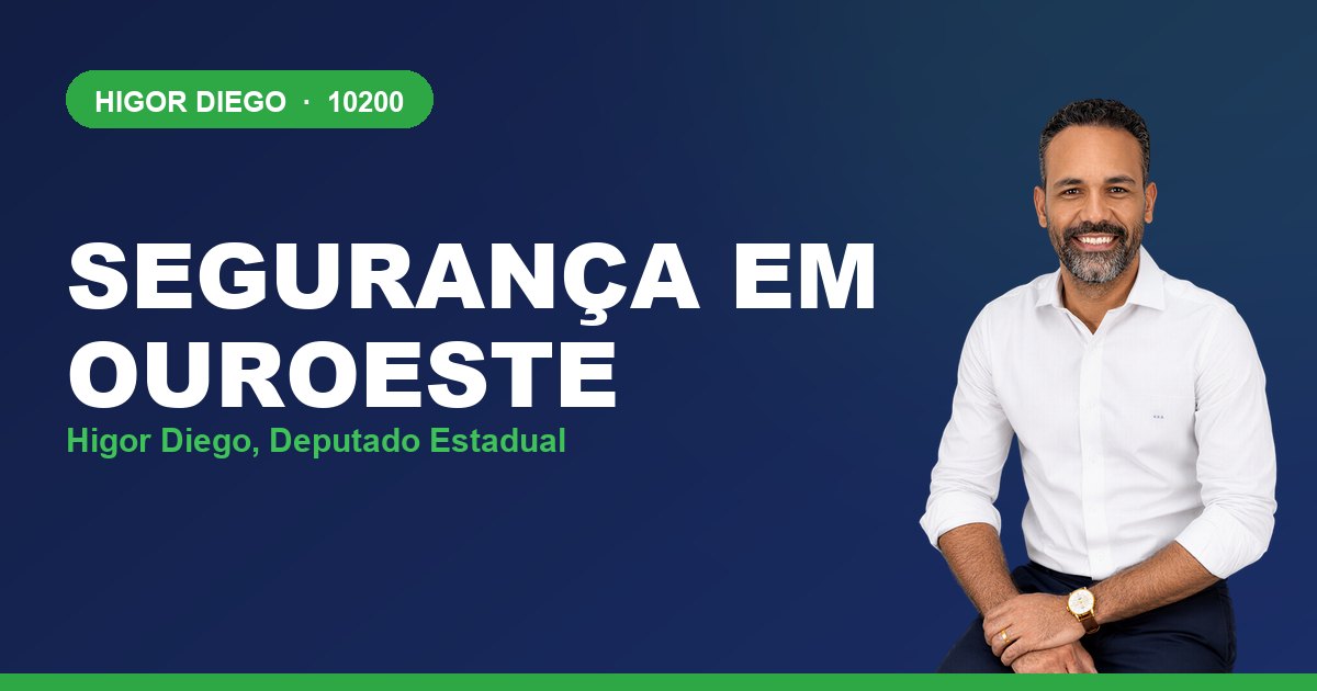 Segurança em Ouroeste, com Higor Diego, deputado estadual 10200