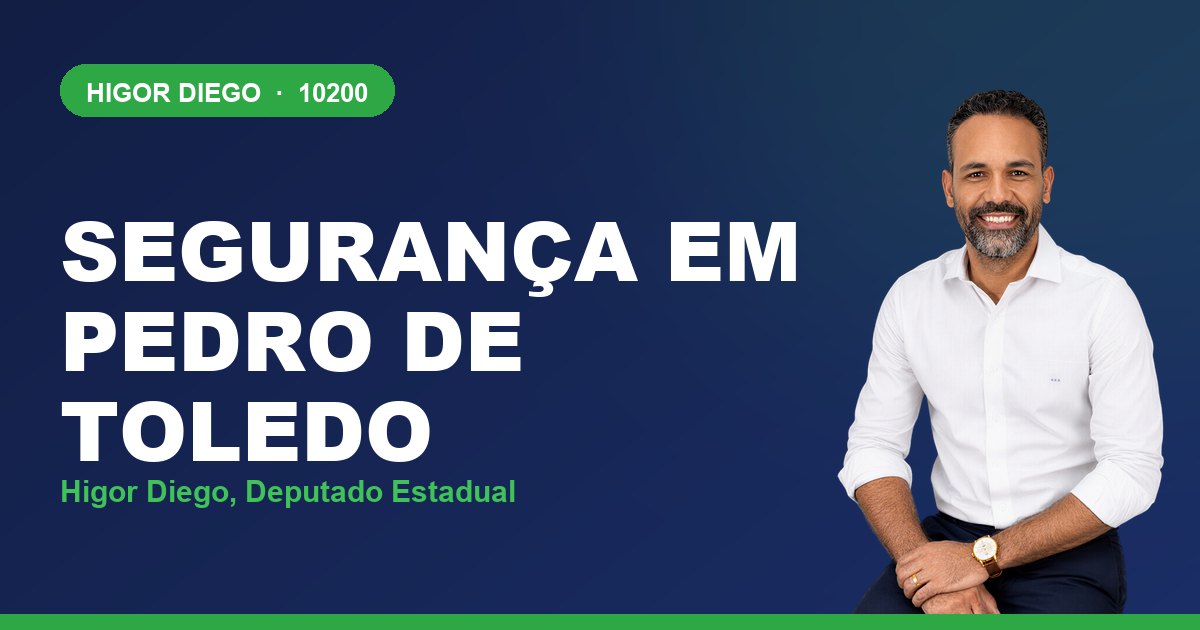 Segurança em Pedro de Toledo, com Higor Diego, deputado estadual 10200