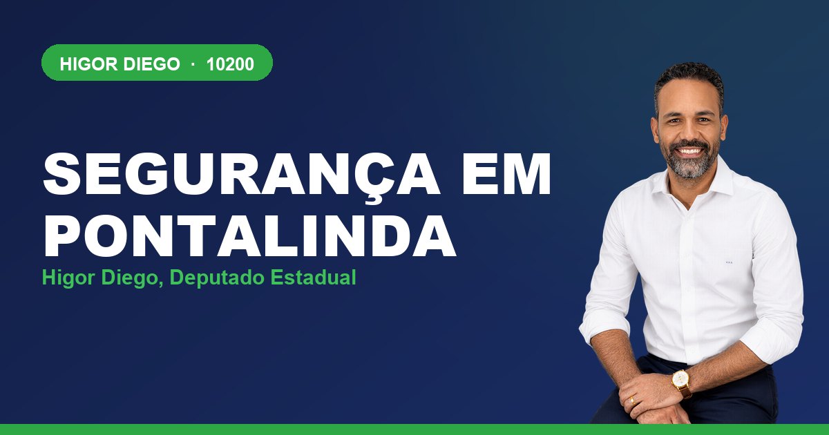 Segurança em Pontalinda, com Higor Diego, deputado estadual 10200