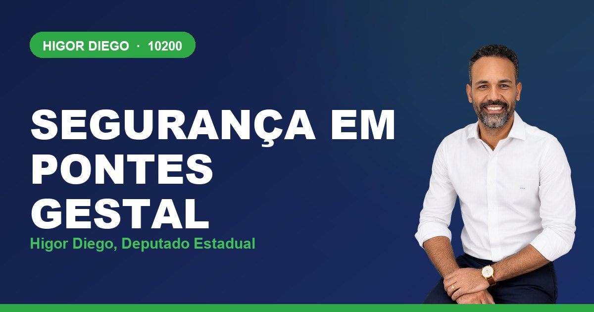 Segurança em Pontes Gestal, com Higor Diego, deputado estadual 10200