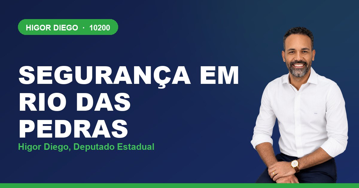 Segurança em Rio das Pedras, com Higor Diego, deputado estadual 10200