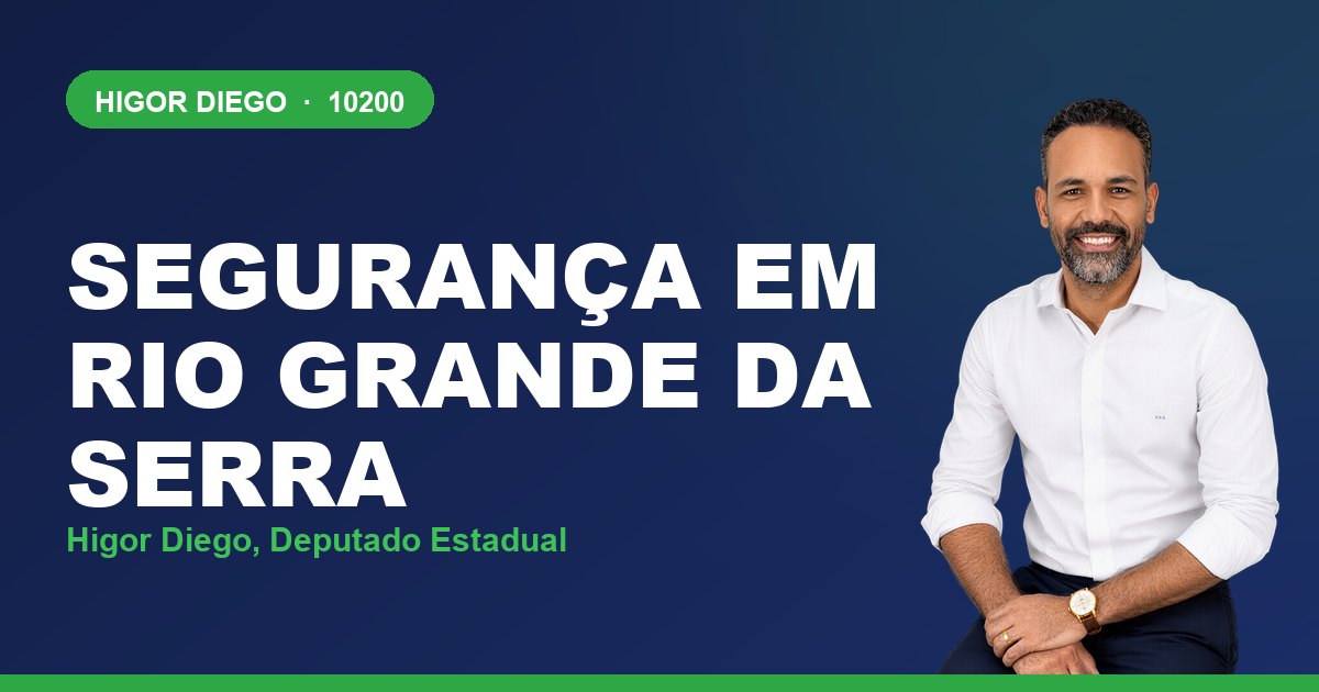 Segurança em Rio Grande da Serra, com Higor Diego, deputado estadual 10200