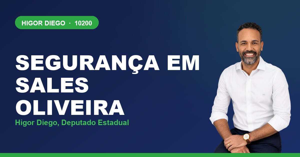 Segurança em Sales Oliveira, com Higor Diego, deputado estadual 10200