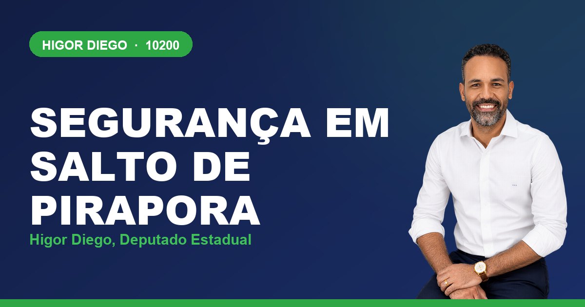 Segurança em Salto de Pirapora, com Higor Diego, deputado estadual 10200