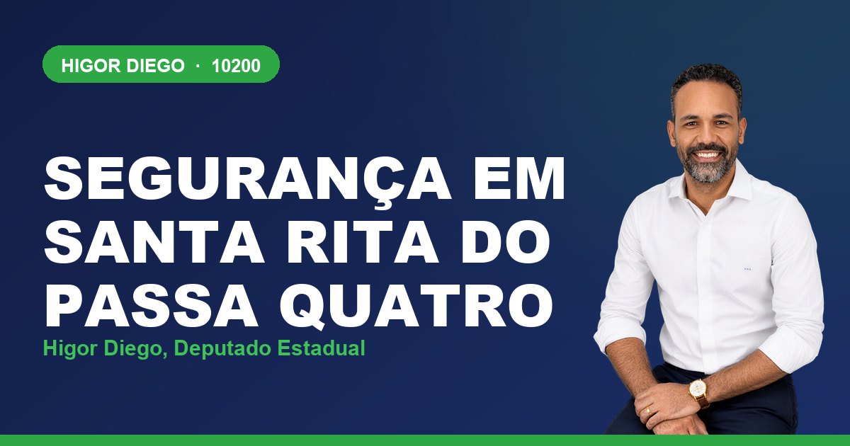Segurança em Santa Rita do Passa Quatro, com Higor Diego, deputado estadual 10200