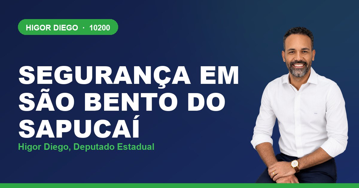Segurança em São Bento do Sapucaí, com Higor Diego, deputado estadual 10200