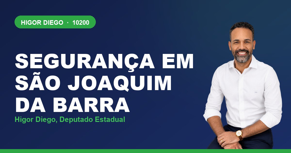 Segurança em São Joaquim da Barra, com Higor Diego, deputado estadual 10200