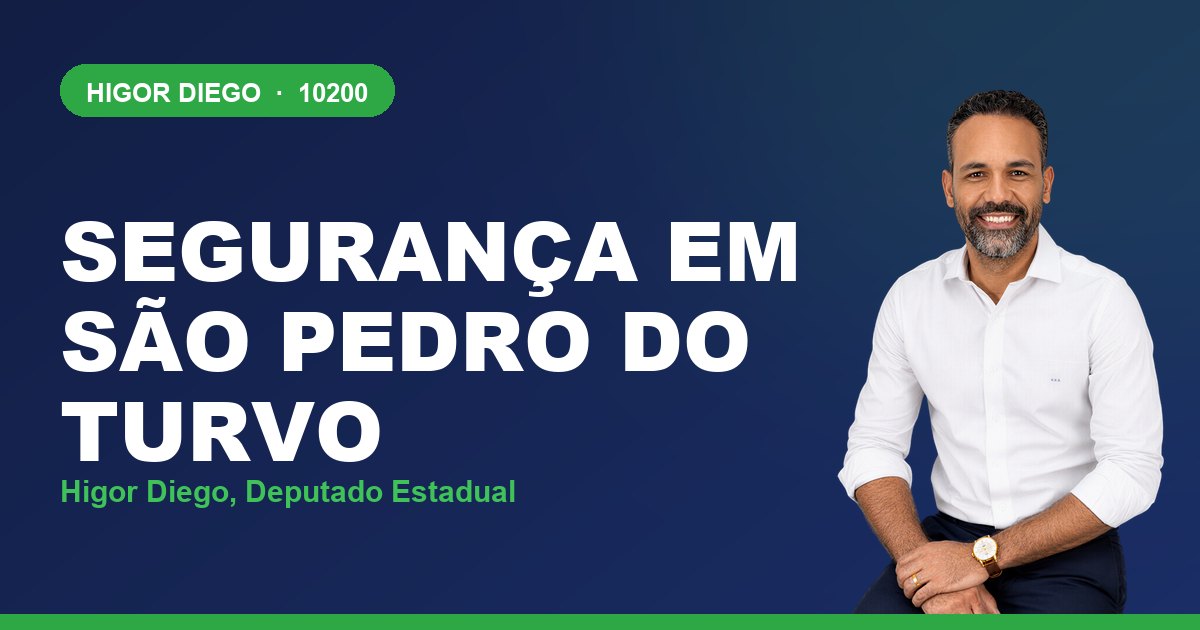 Segurança em São Pedro do Turvo, com Higor Diego, deputado estadual 10200