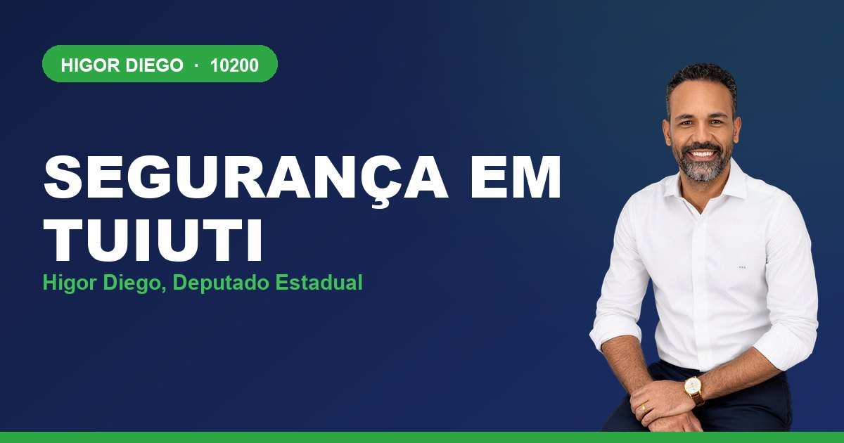 Segurança em Tuiuti, com Higor Diego, deputado estadual 10200