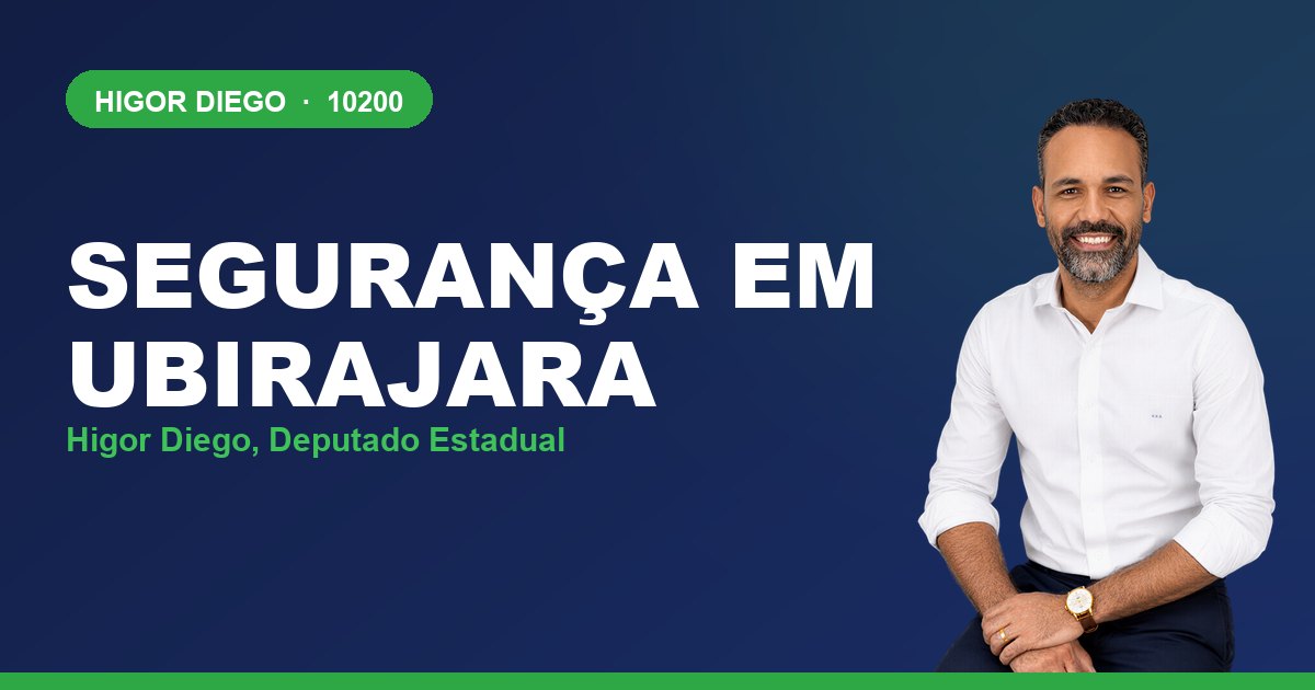 Segurança em Ubirajara, com Higor Diego, deputado estadual 10200